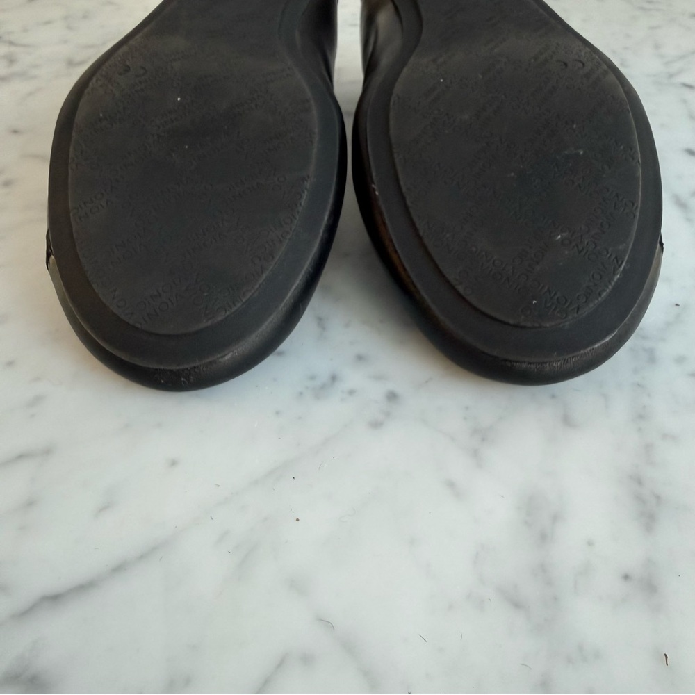 Vionic Carrol Ballet Flat Black Womens Size 7.5 Wide - Picture 10 of 12